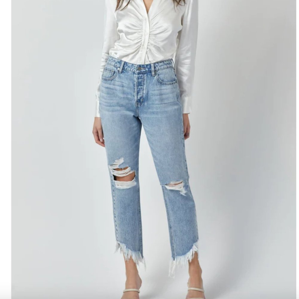 Hidden Jeans High Rise Medium Wash Jeans (26)